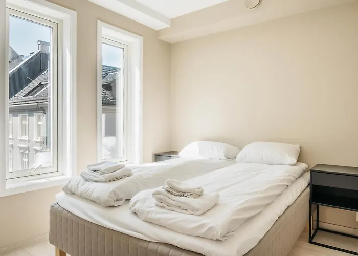 Urban - Scandinavian Comfort With Private Balcony Lägenhet Bergen